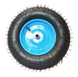 Roata roaba 400-8 pentru ax SUBTIRE 16' Albastra MX274